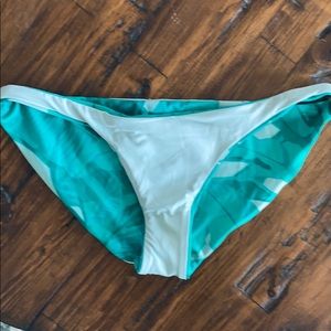 Vitamin A xs reversible mint green bikini bottom